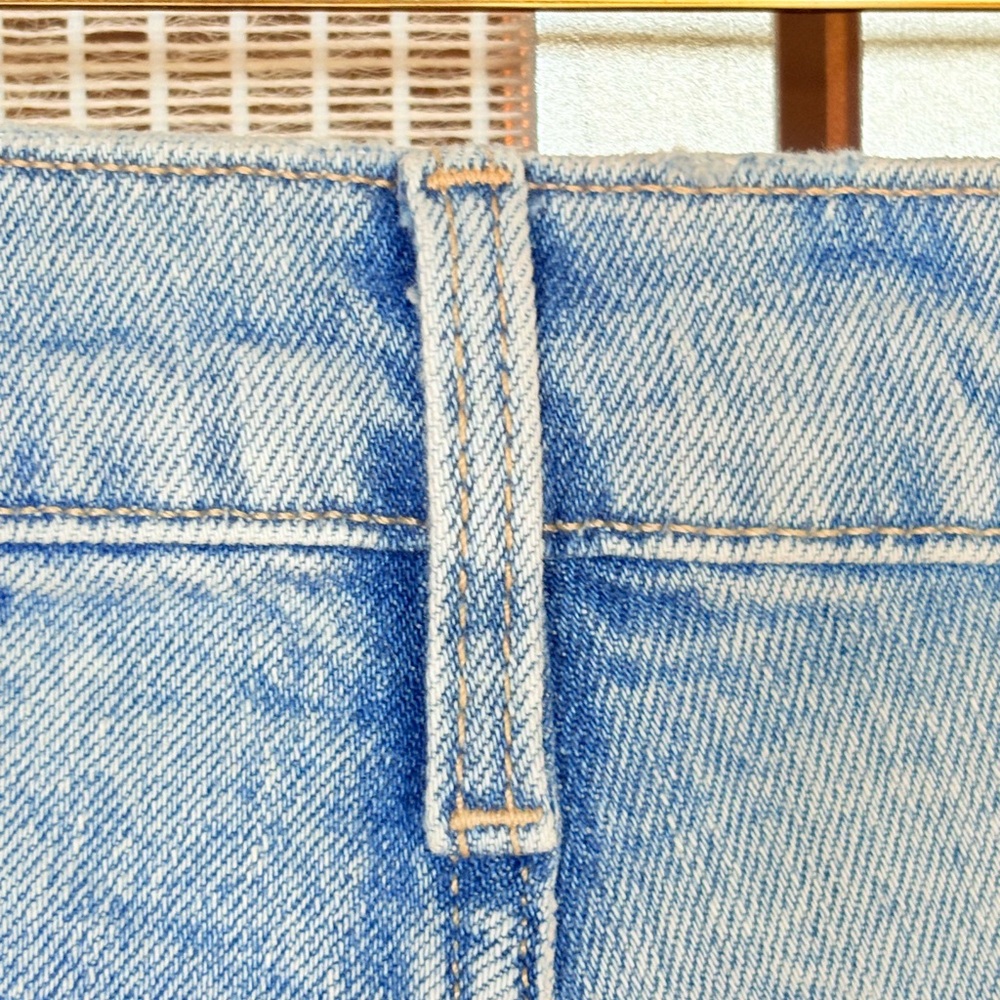 NWT Old Navy Blue Jean Shorts Distressed High-Waisted - Picture 10 of 11